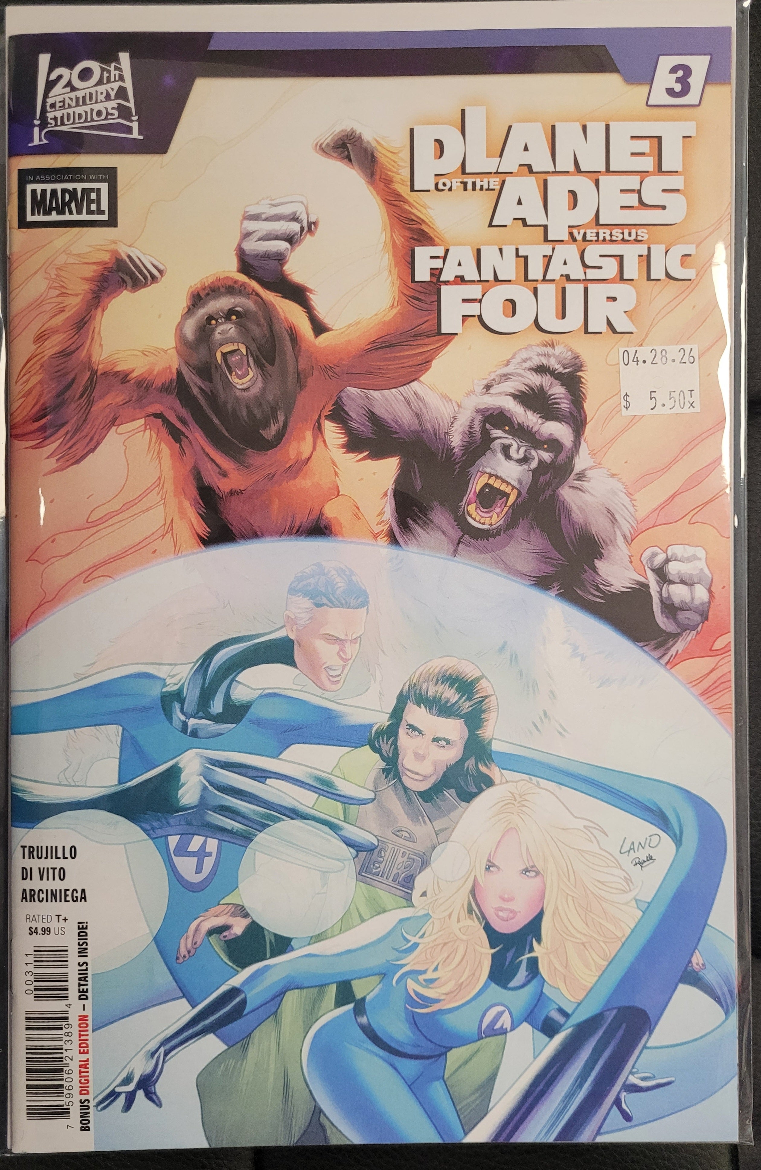Marvel Planet of the Apes Versus Fantastic Four 3a Land