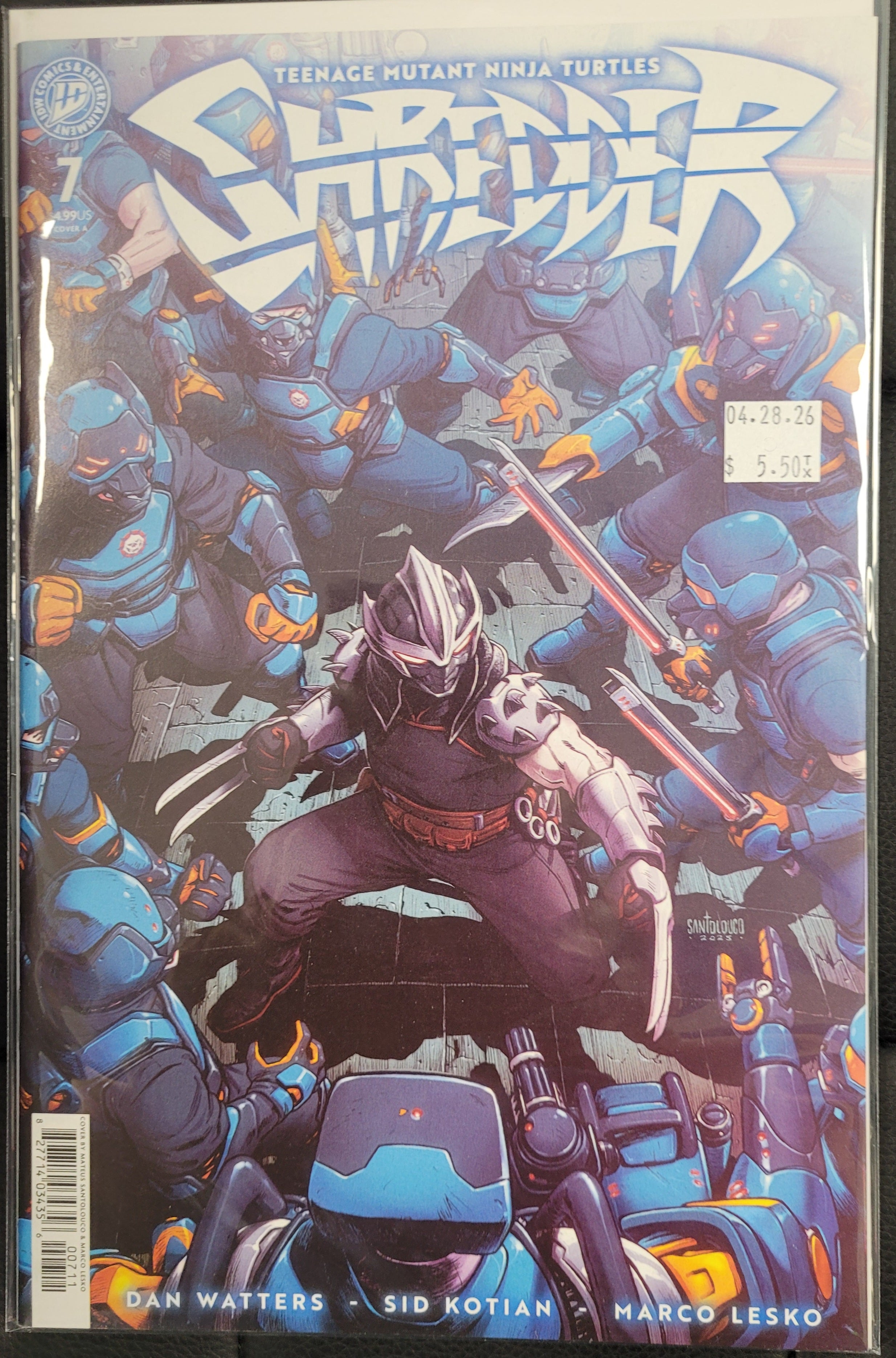 IDW TMNT Shredder 7a Santolouco