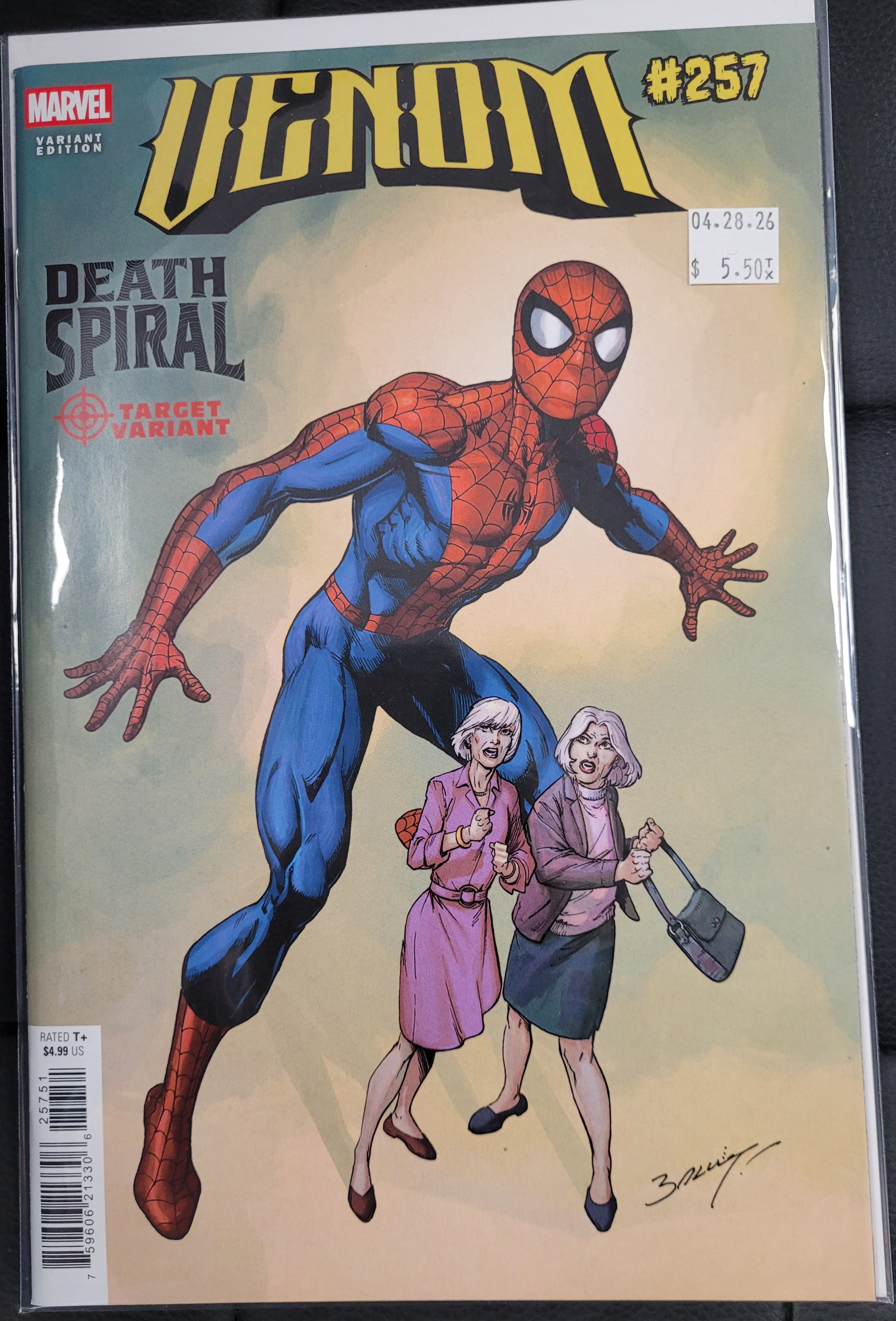 Marvel Venom 257e Bagley Target Variant