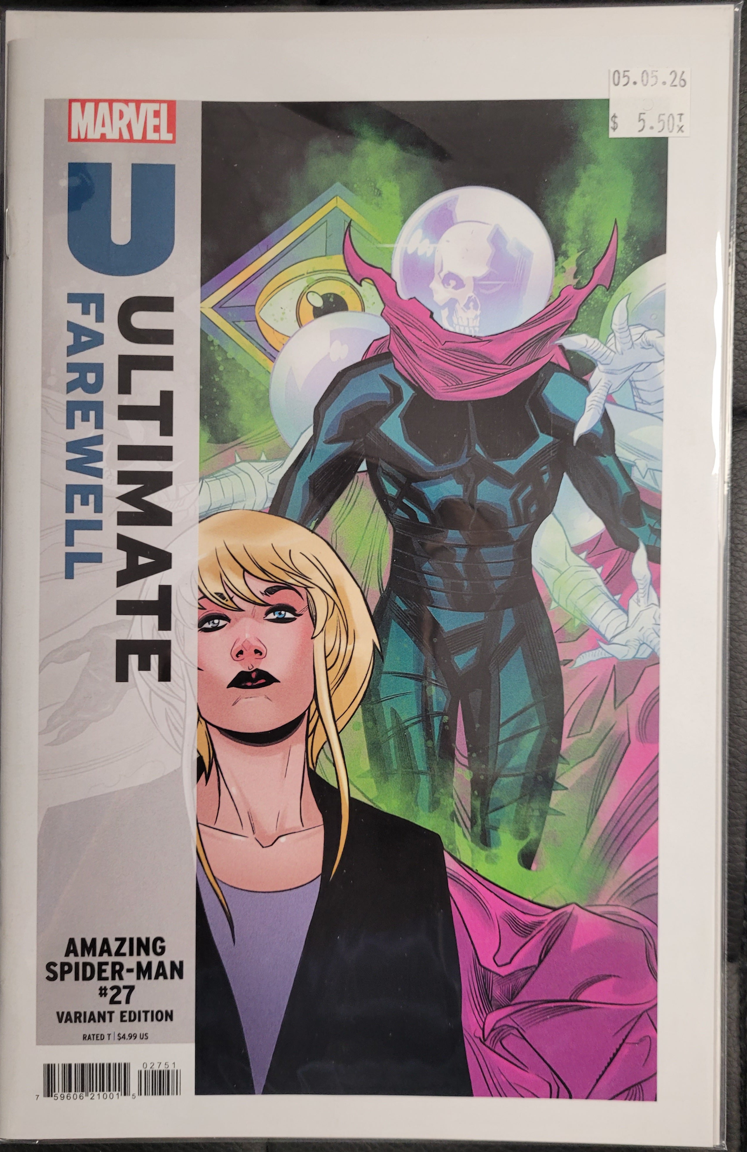 Marvel Amazing Spider-Man 27e Messina Ultimate Farewell Variant