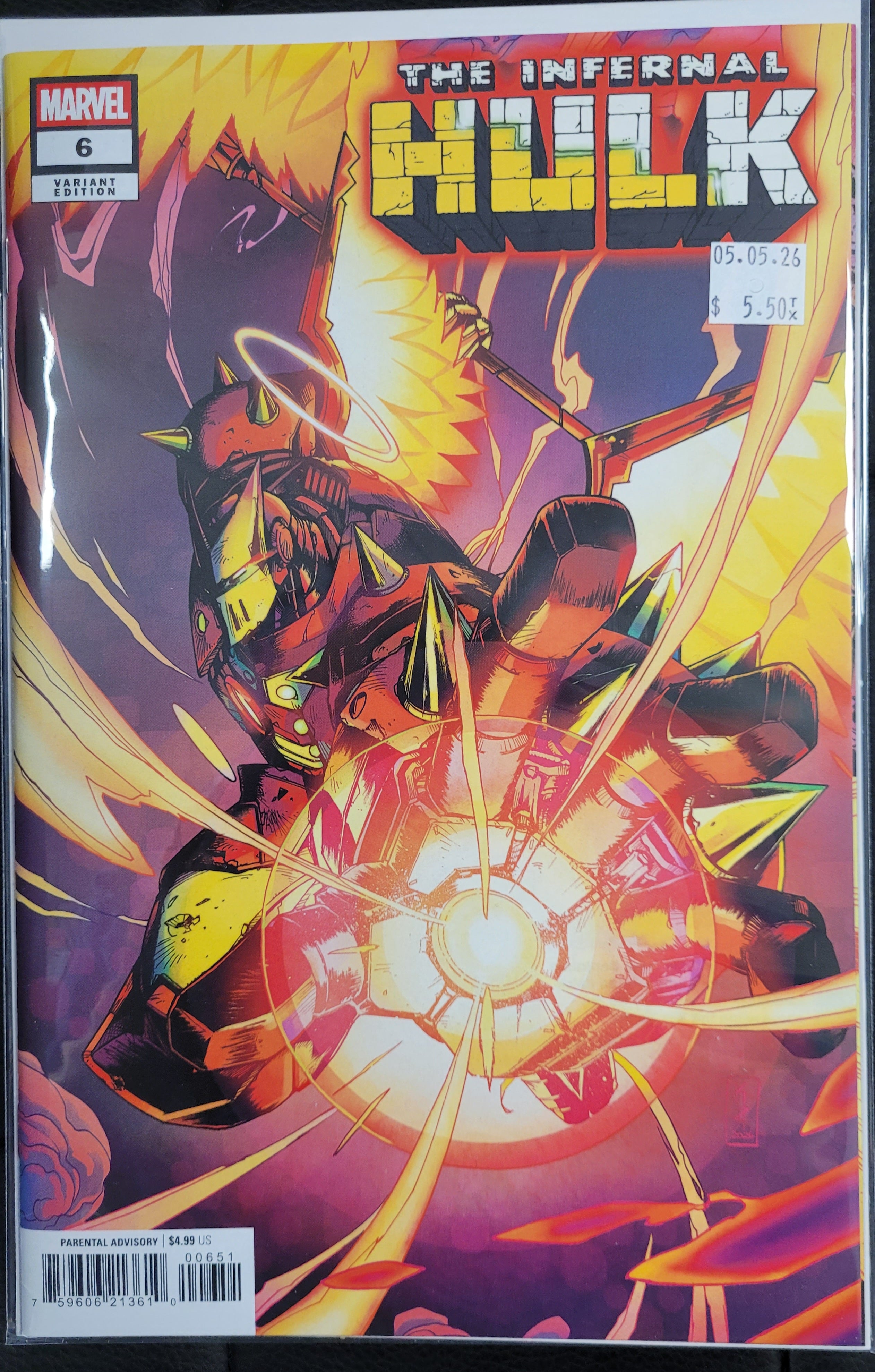 Marvel The Infernal Hulk 6e Zama