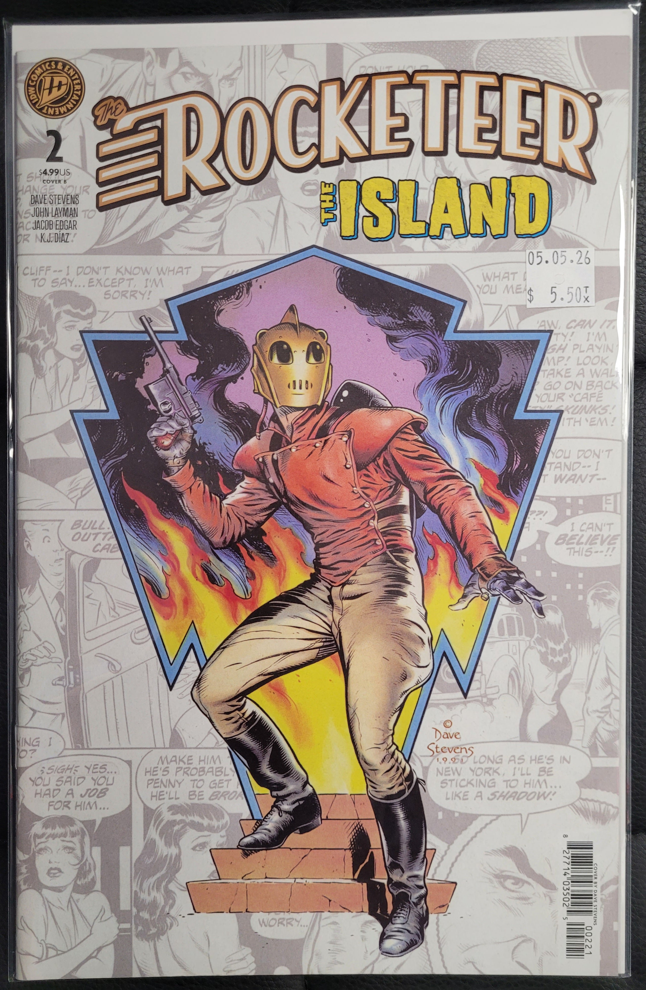 IDW Rocketeer Island 2b Stevens