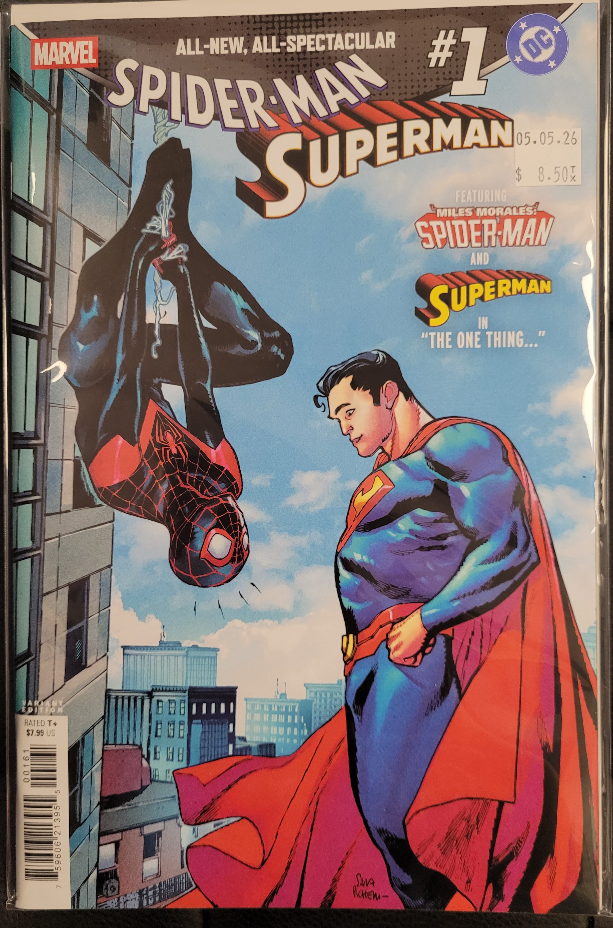 Marvel/DC Spider-Man Superman 1f Pichelli