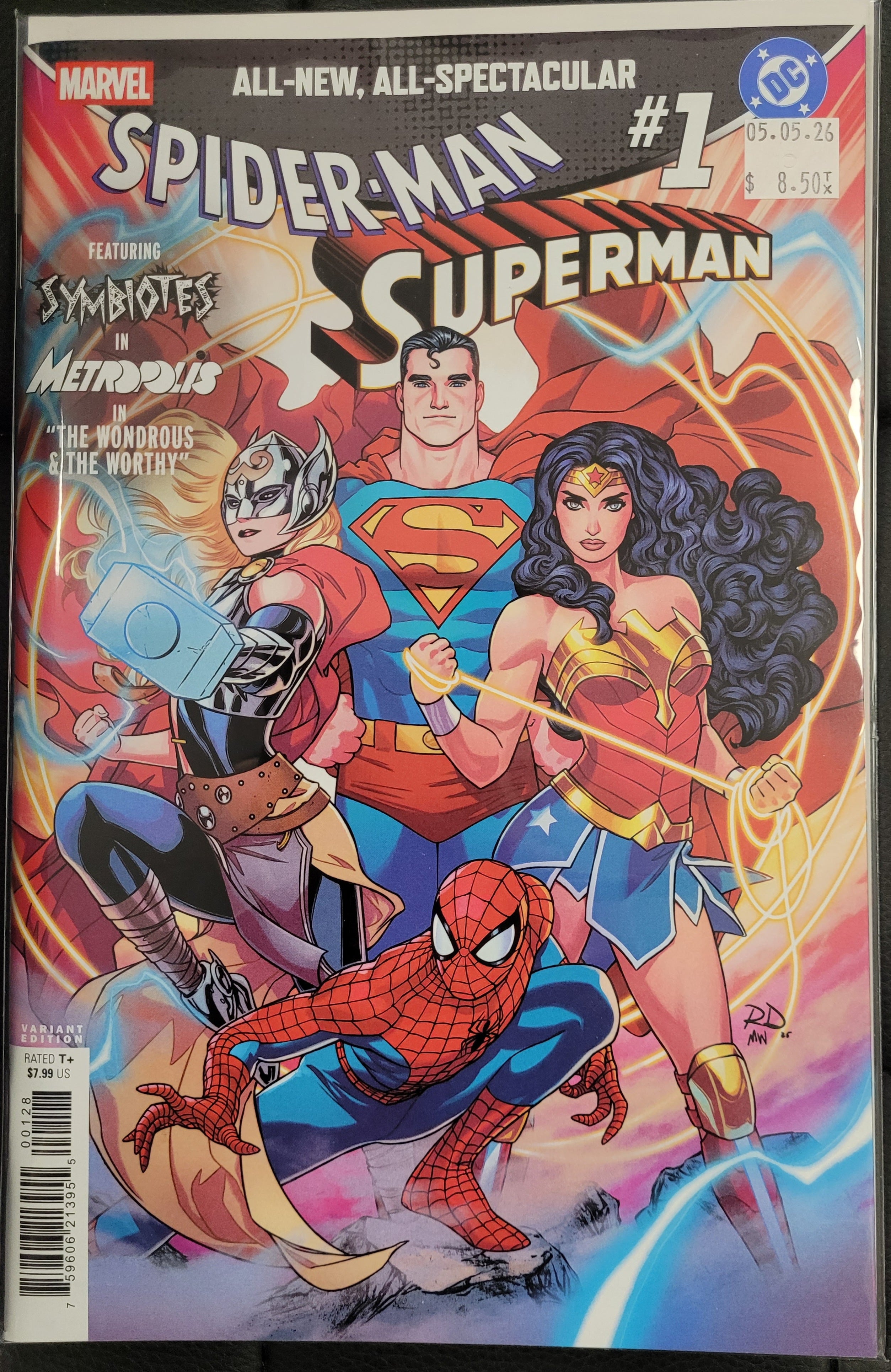 Marvel/DC Spider-Man Superman 1 Dauterman