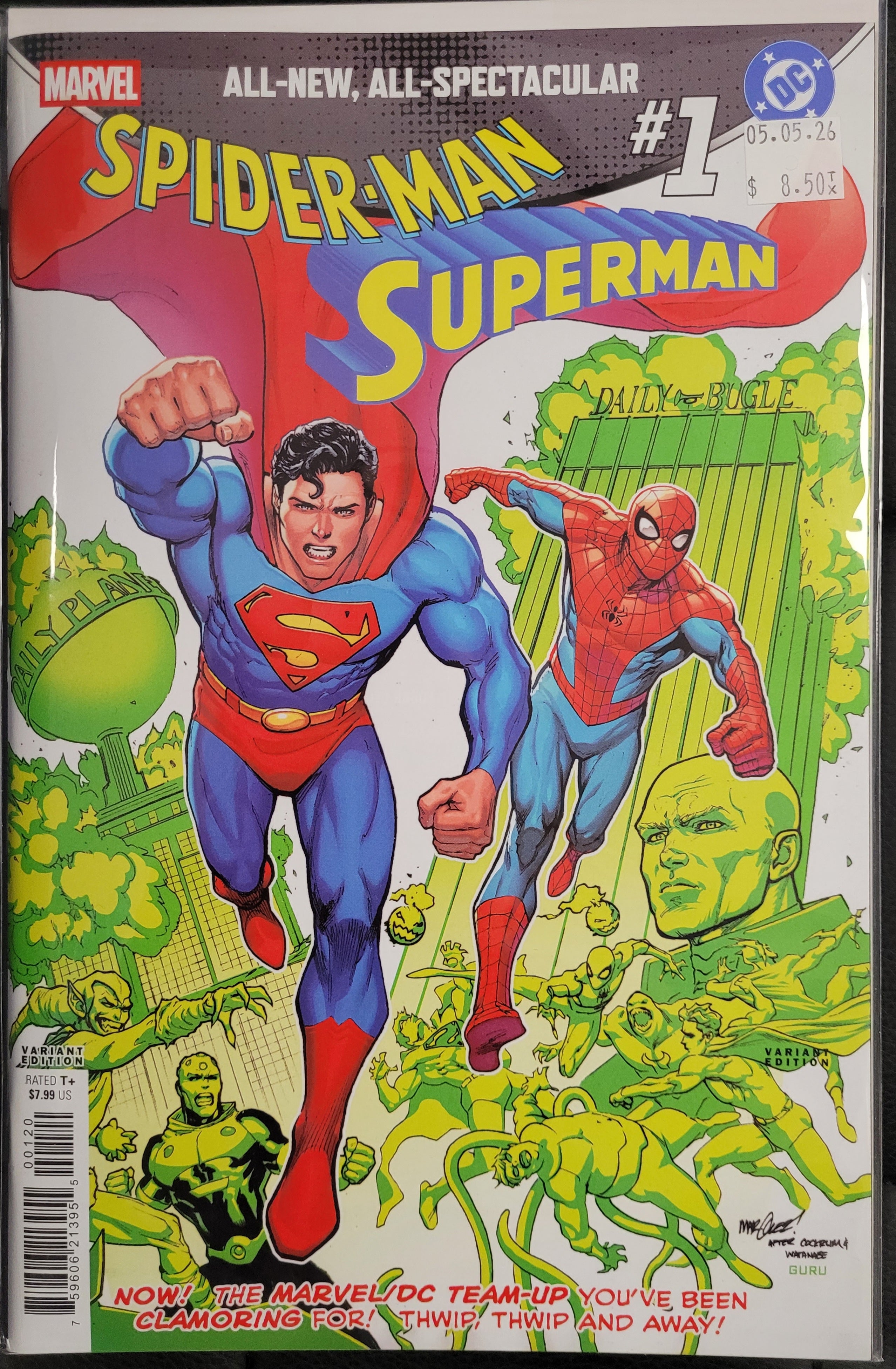 Marvel/DC Spider-Man Superman 1 Marquez