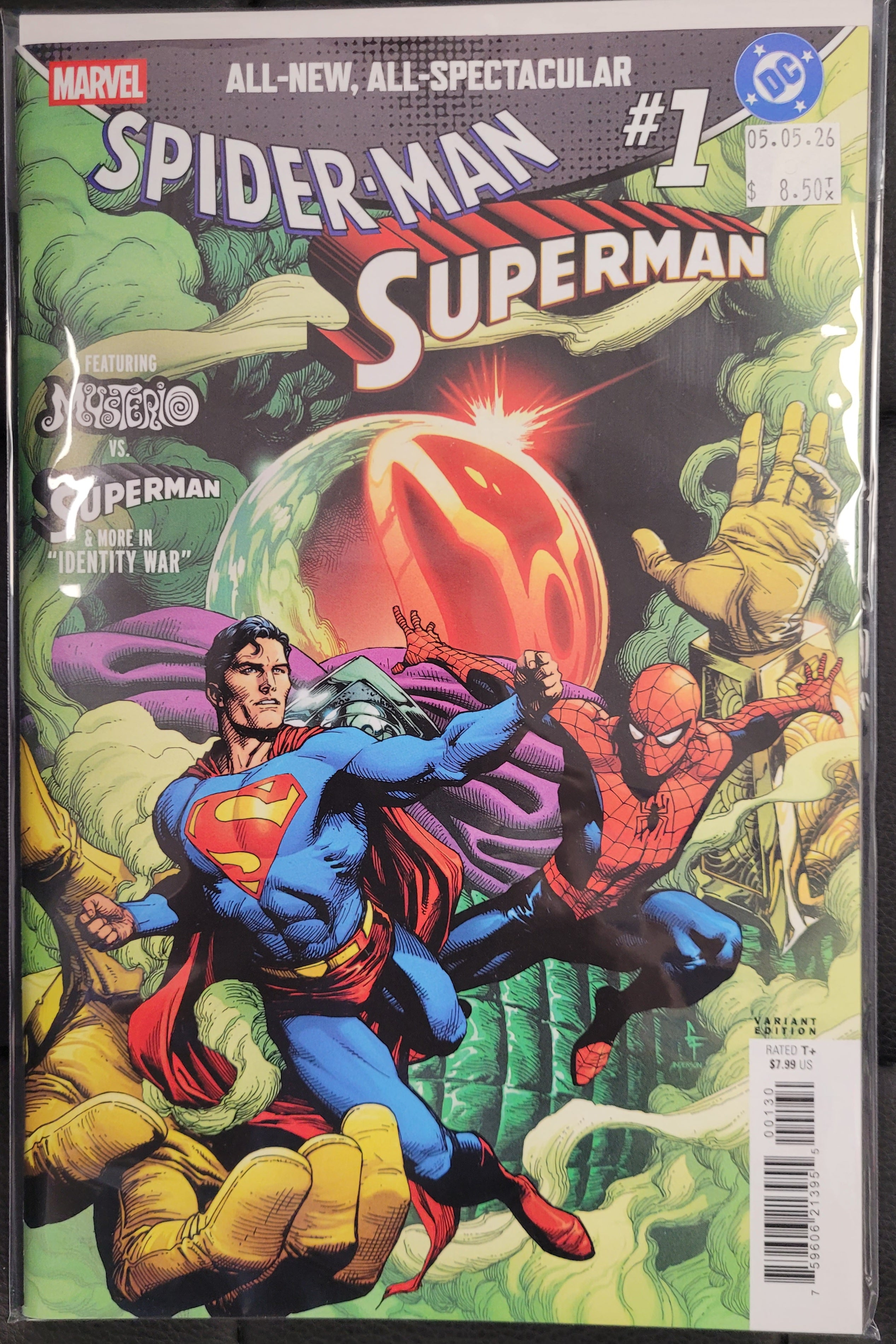 Marvel/DC Spider-Man Superman 1 Gary Frank