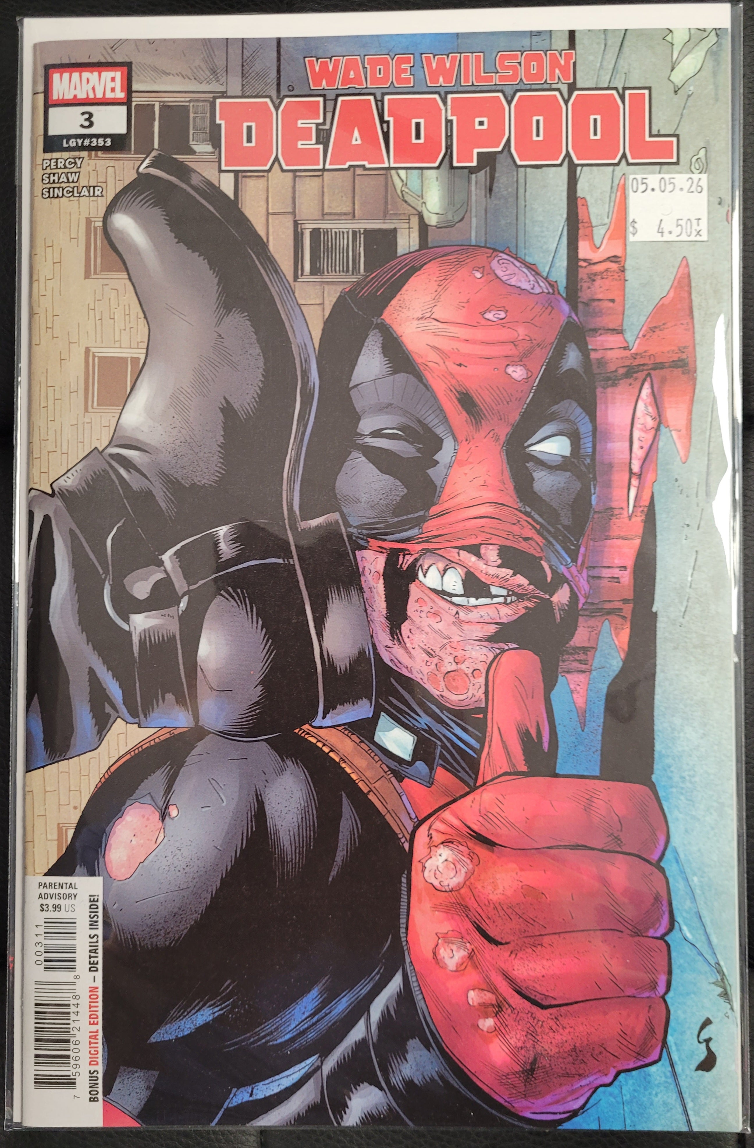 Marvel Wade Wilson Deadpool 3a Shaw