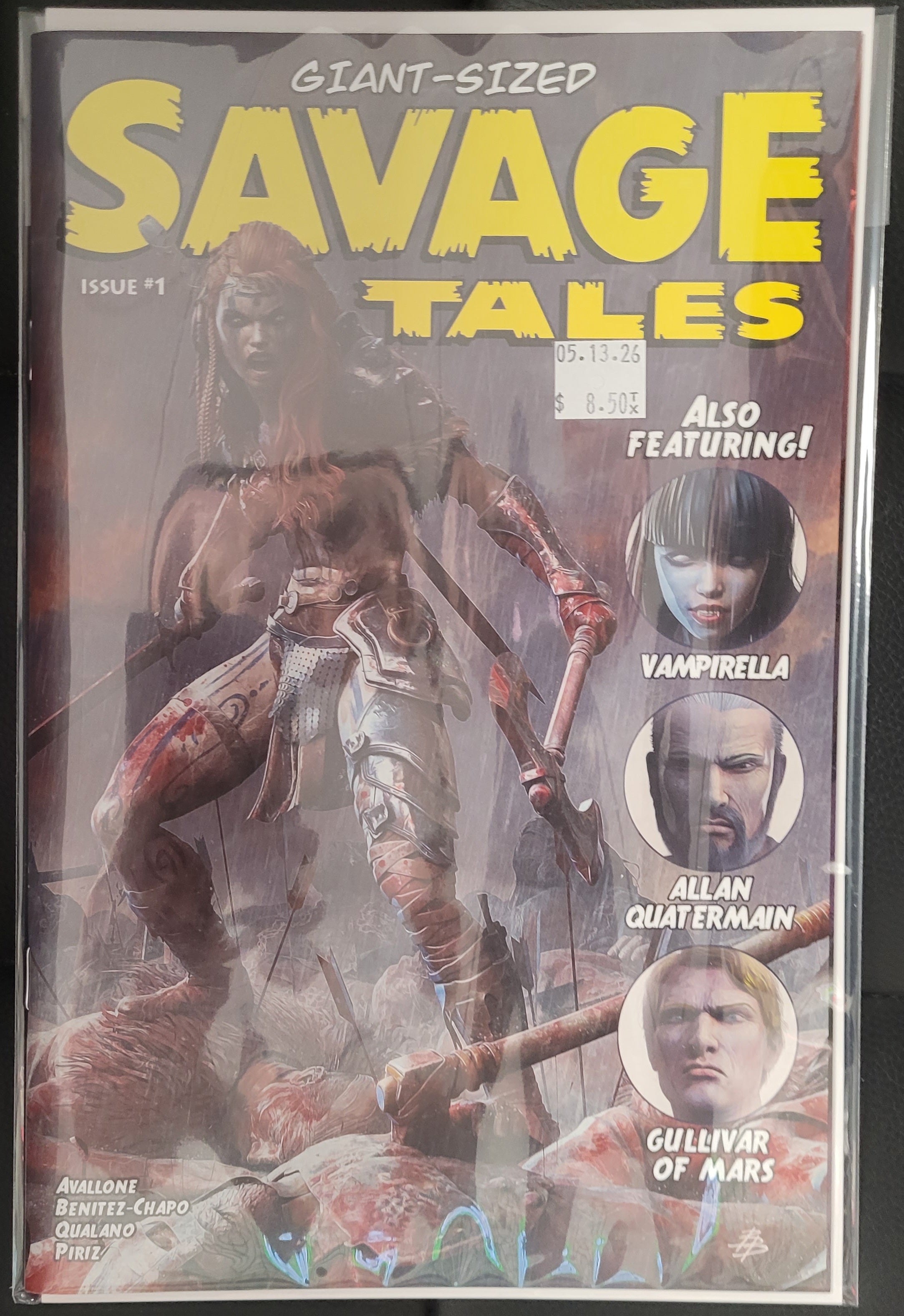 Dynamite Giant Sized Savage Tales 1a Barends