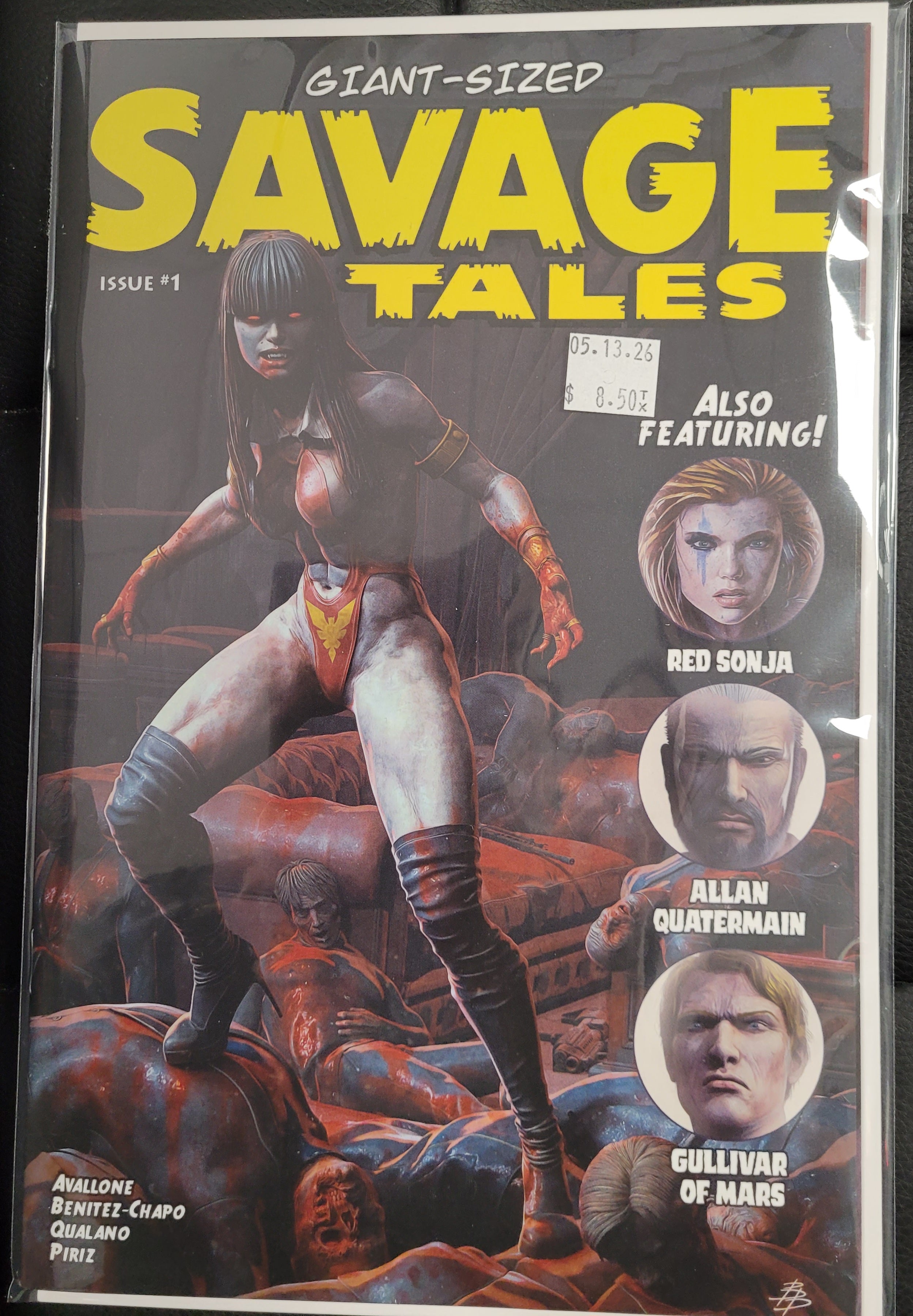 Dynamite Giant Sized Savage Tales 1b Barends