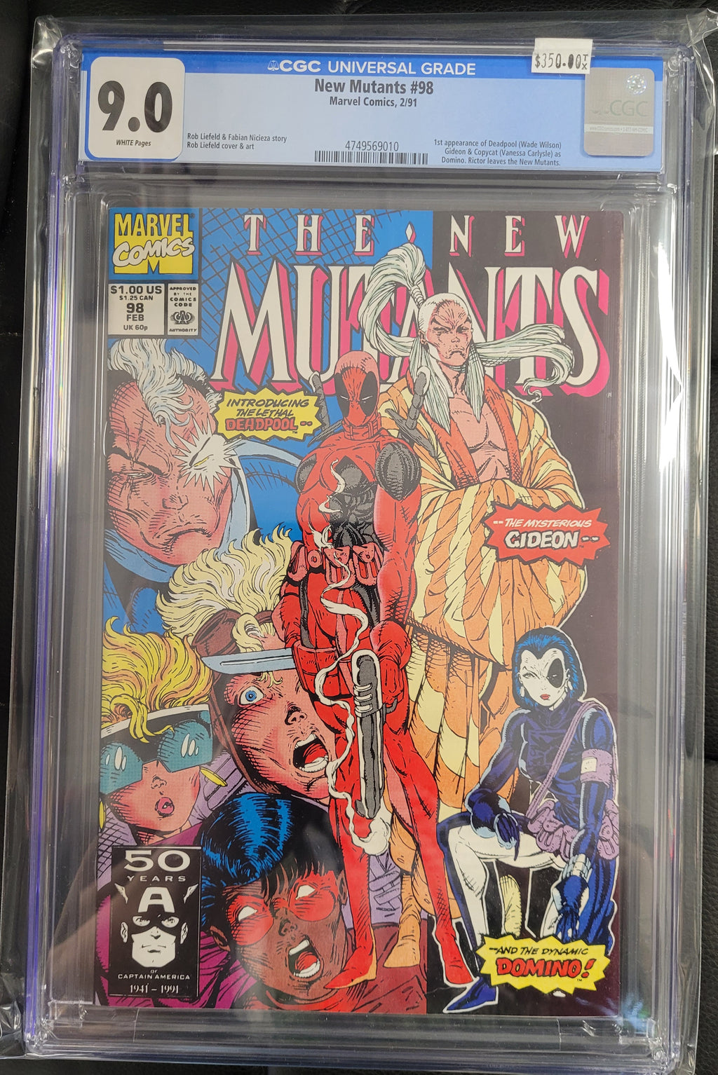 New Mutants 98 CGC 9.0 White Pages