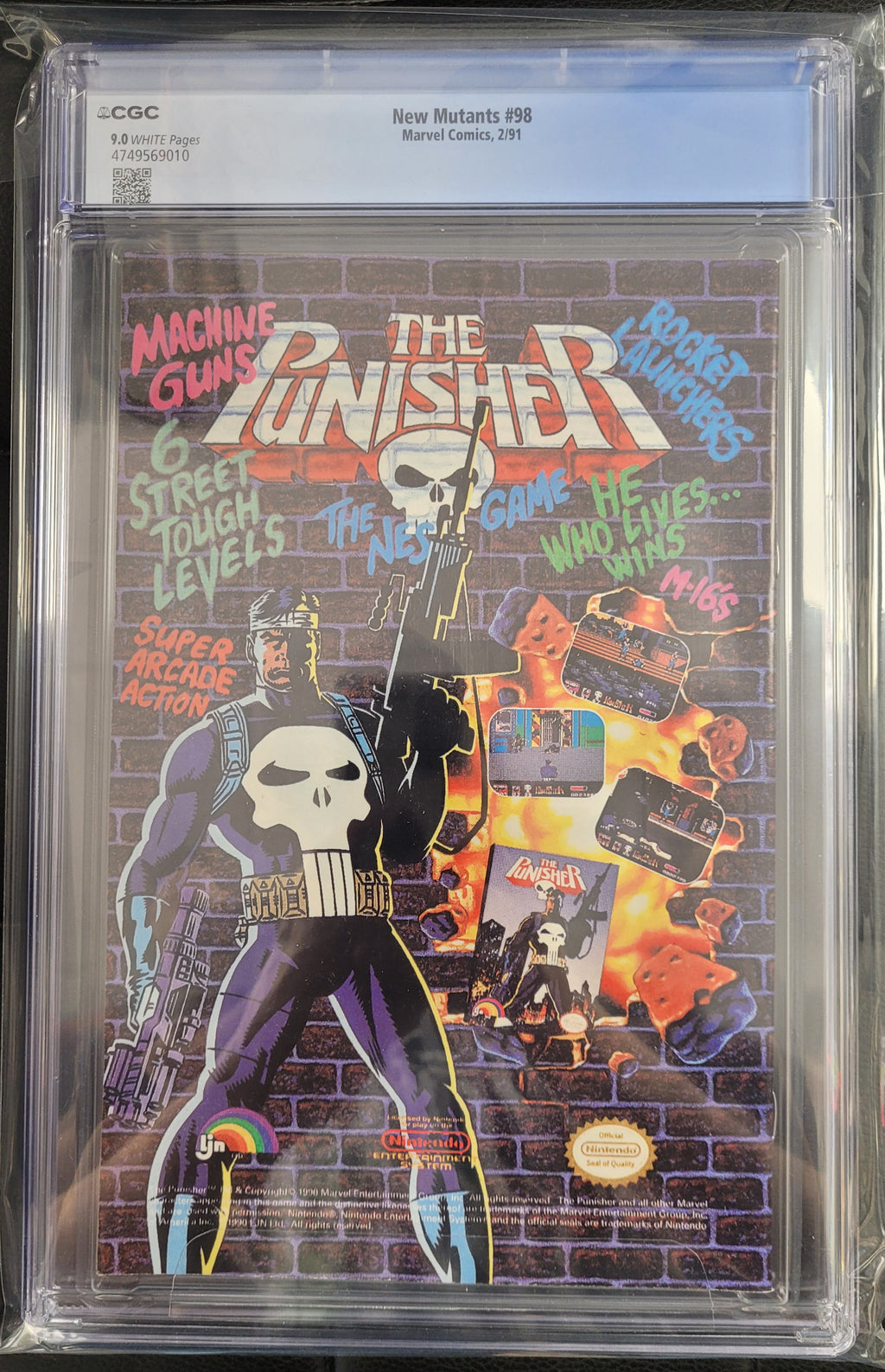 New Mutants 98 CGC 9.0 White Pages