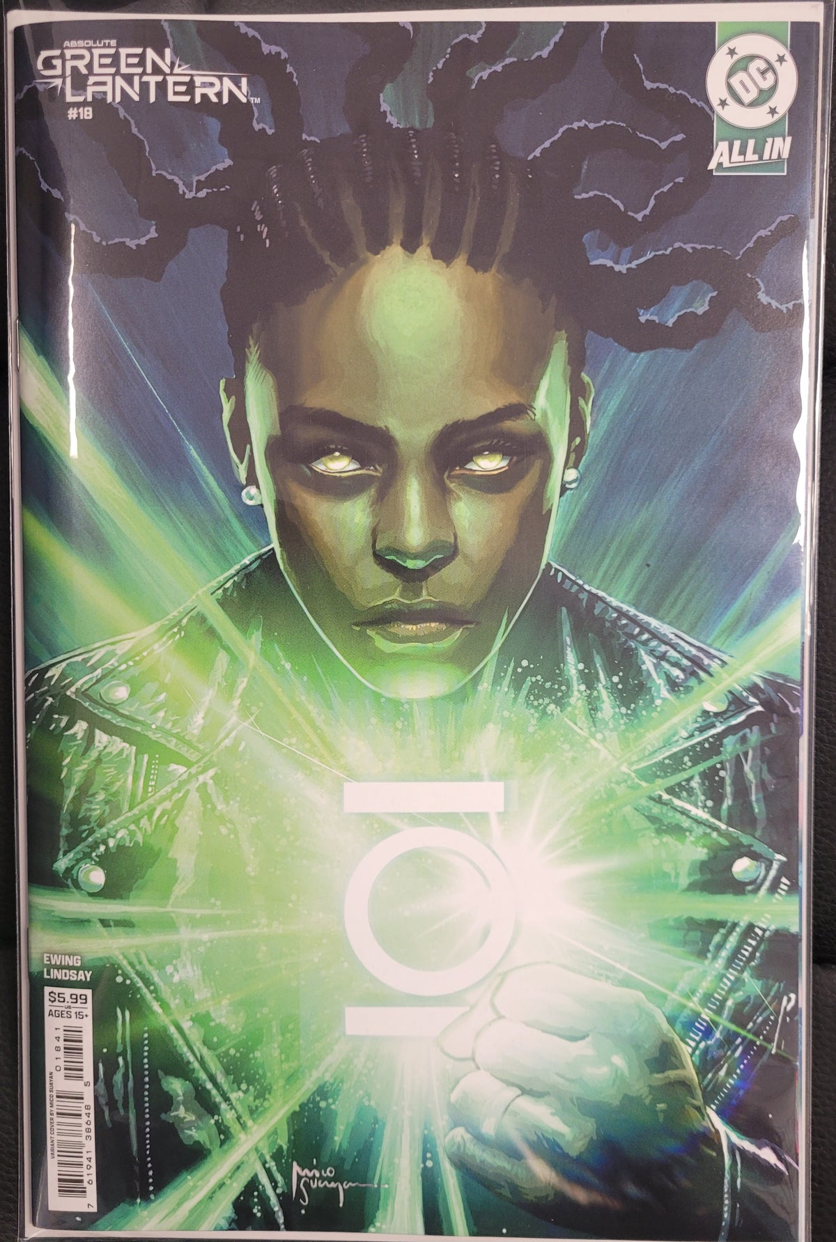 ABSOLUTE GREEN LANTERN #18 CVR D MICO SUAYAN CARD STOCK VAR CB (09/02/2026)