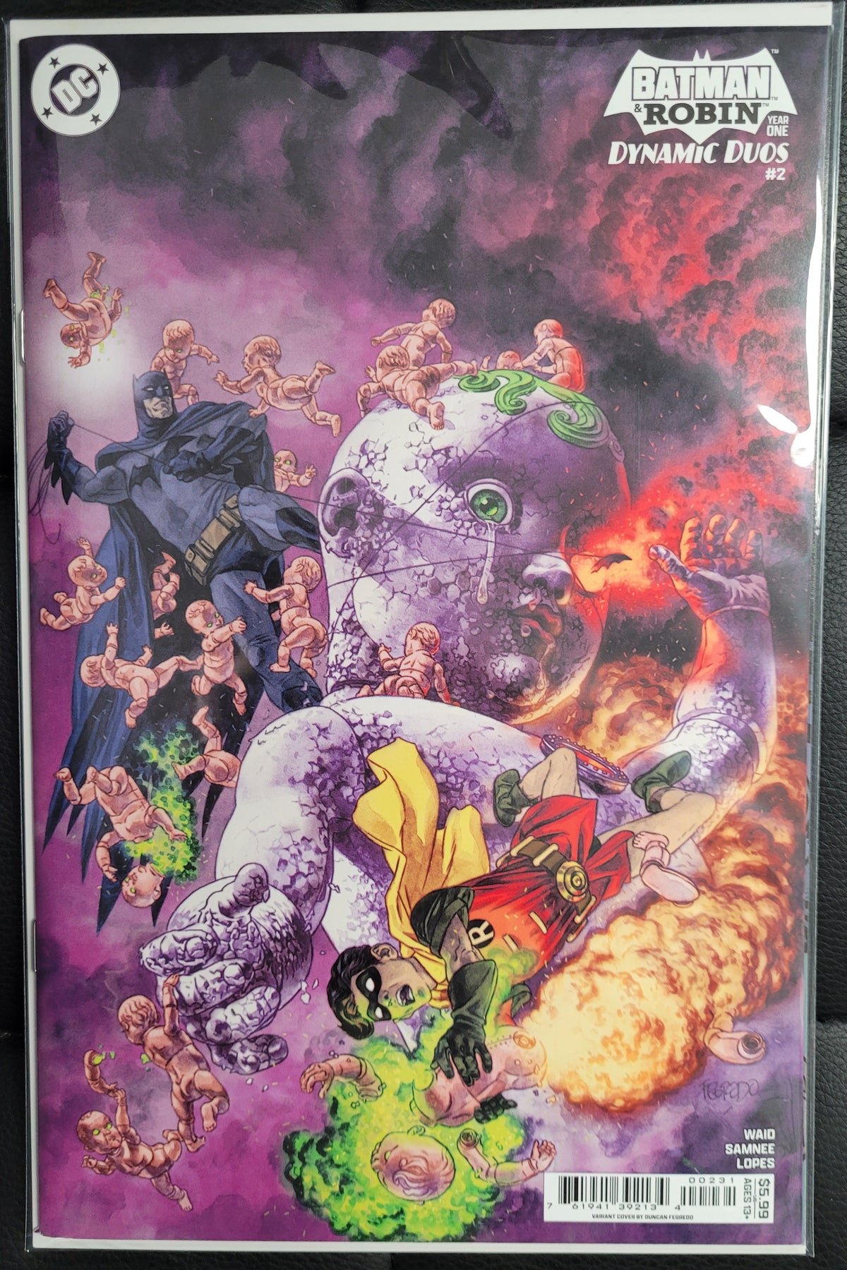 BATMAN & ROBIN YEAR ONE DYNAMIC DUOS #2 (OF 12) CVR C DUNCAN FEGREDO CARD STOCK VAR CB (09/09/2026)