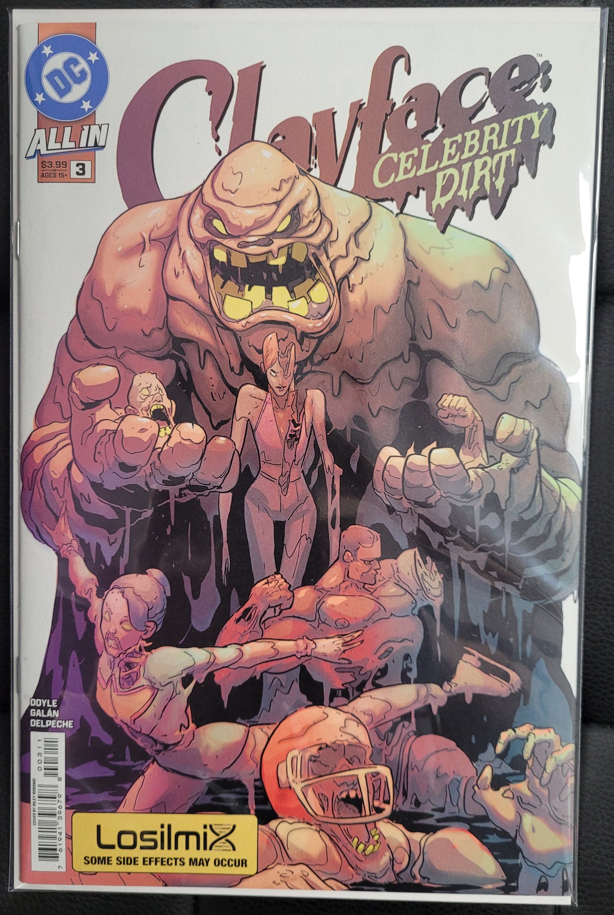 CLAYFACE CELEBRITY DIRT #3 (OF 6) CVR A RILEY ROSSMO CB (09/09/2026)