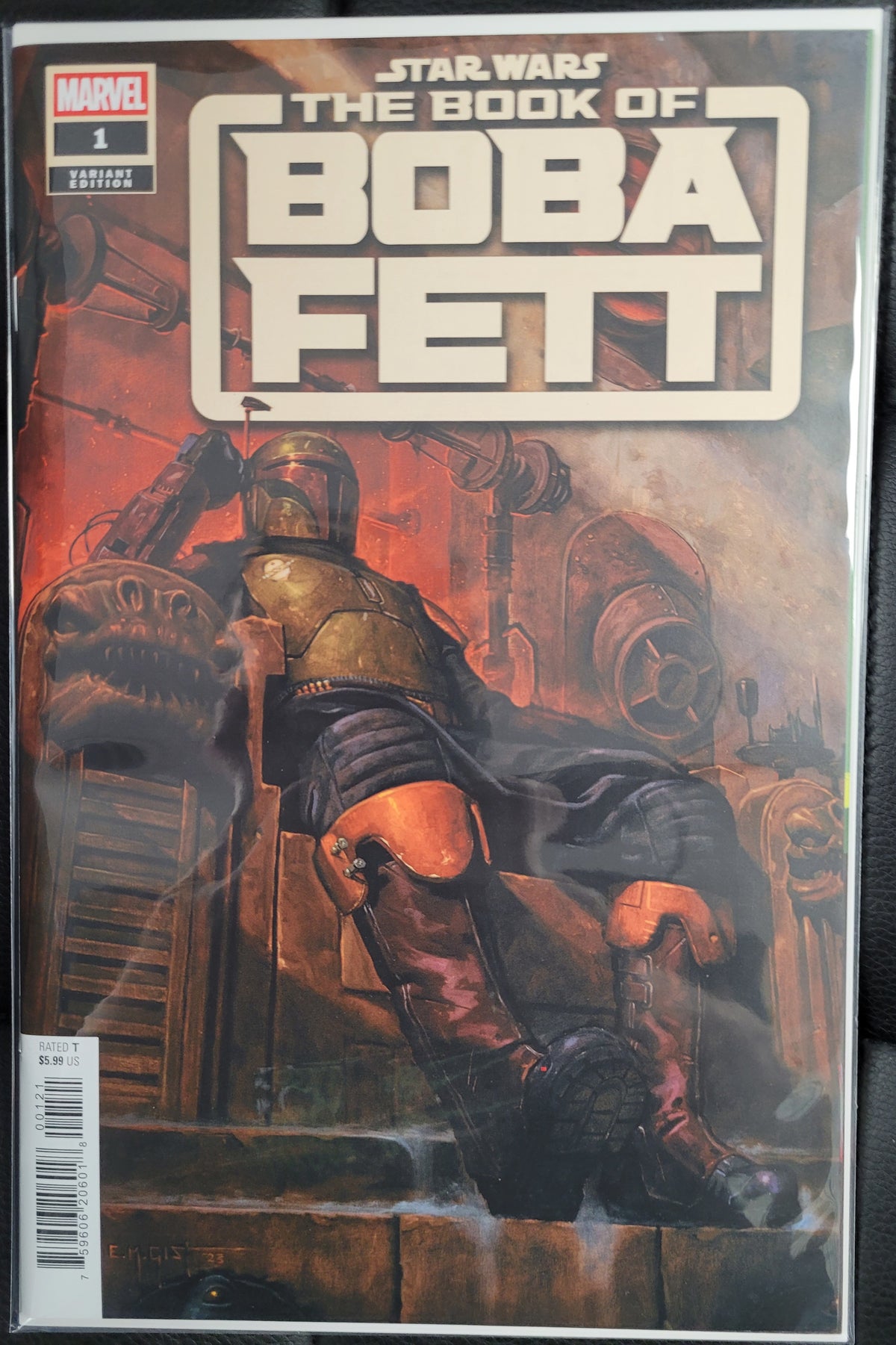 STAR WARS: THE BOOK OF BOBA FETT #1 E.M. GIST VARIANT CB (09/09/2026)