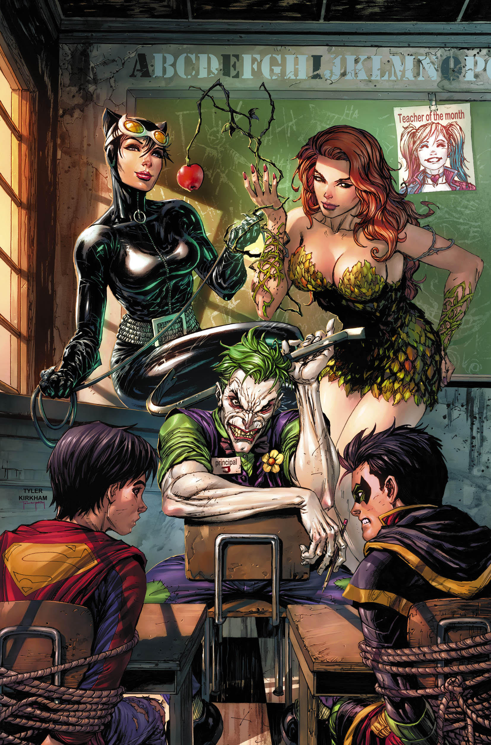 SUPER SONS #1 UNKNOWN COMICS TYLER KIRKHAM EXCLUSIVE VIRGIN