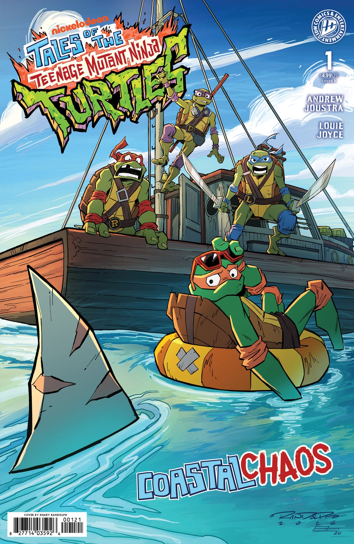 Tales of the Teenage Mutant Ninja Turtles: Coastal Chaos #1 Variant B (Randolph) CB (09/09/2026)