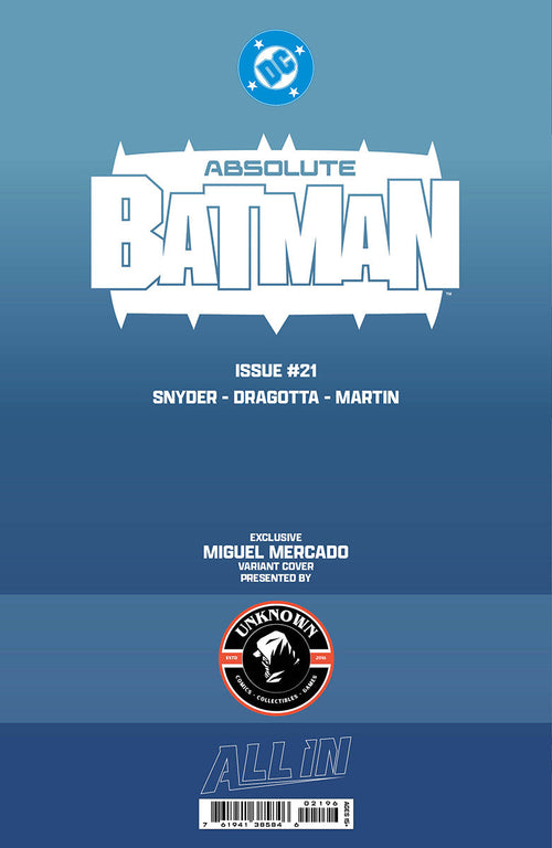 ABSOLUTE BATMAN #21 MIGUEL MERCADO EXCLUSIVE VAR (06/17/2026)