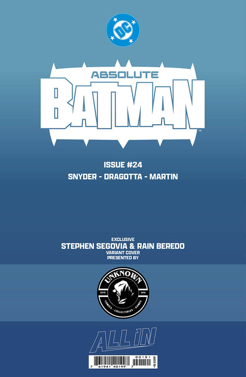 ABSOLUTE BATMAN #24 STEPHEN SEGOVIA EXCLUSIVE VAR (09/23/2026)