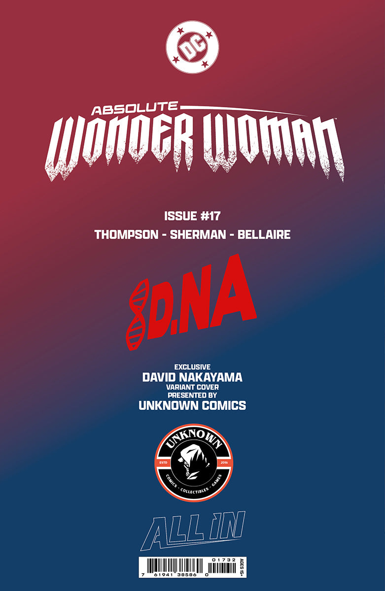 [FOIL] ABSOLUTE WONDER WOMAN #17 DAVID NAKAYAMA Megacon 2026 EXCLUSIVE VIRGIN VAR (02/25/2026)
