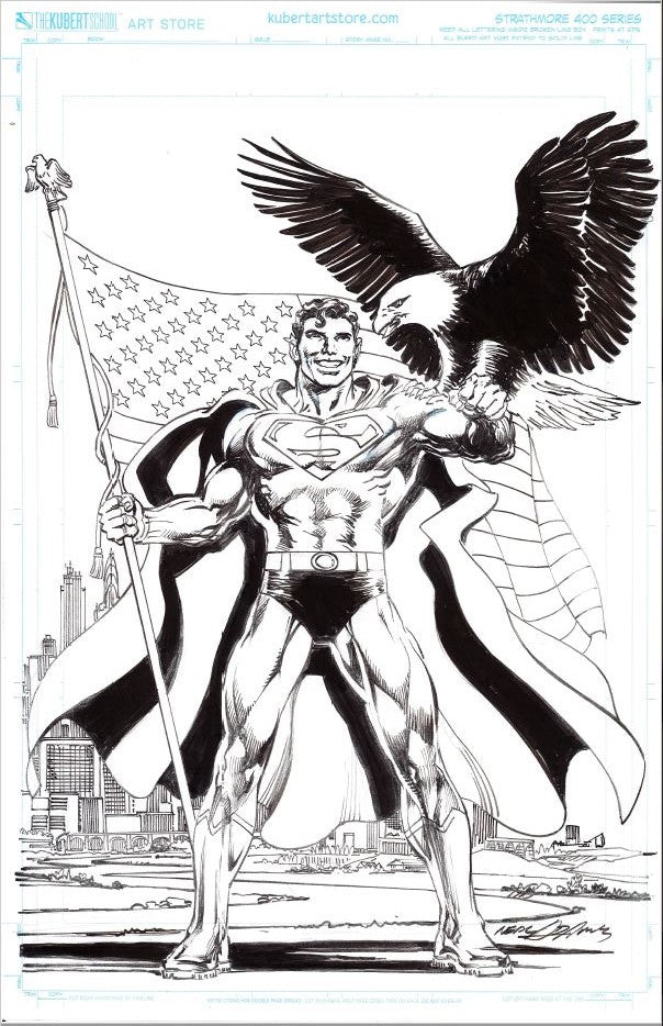 Neal Adams Original Art Action Comics #1000 Variant Cover