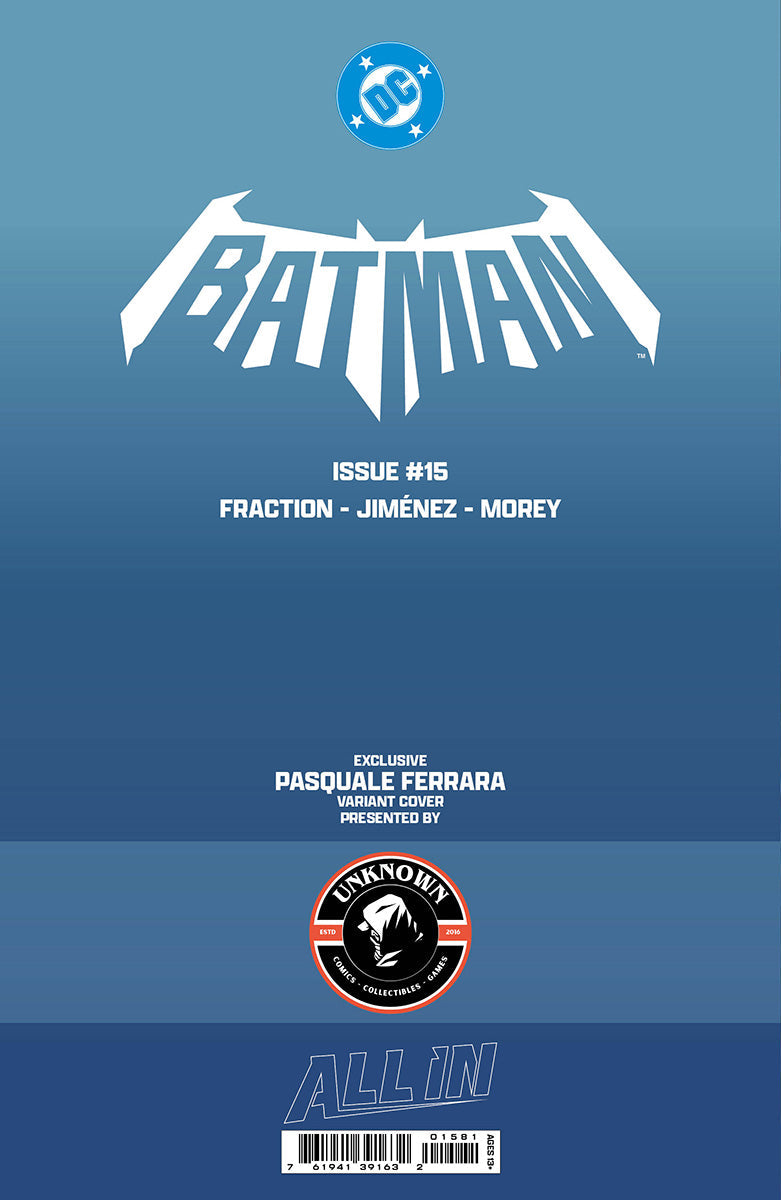 [FOIL] BATMAN #15 PASQUALE FERRARA EXCLUSIVE VIRGIN VAR (11/04/2026)