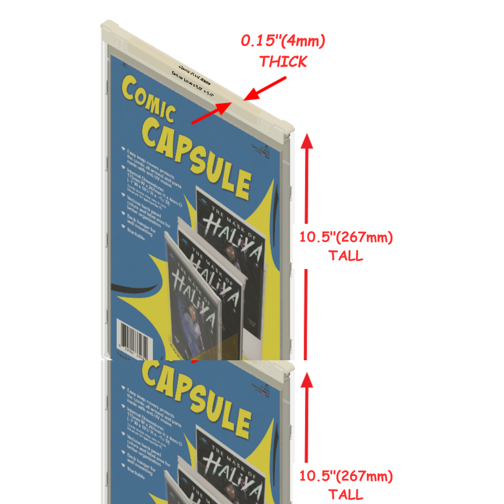 Clear Modern Size ComicCapsule