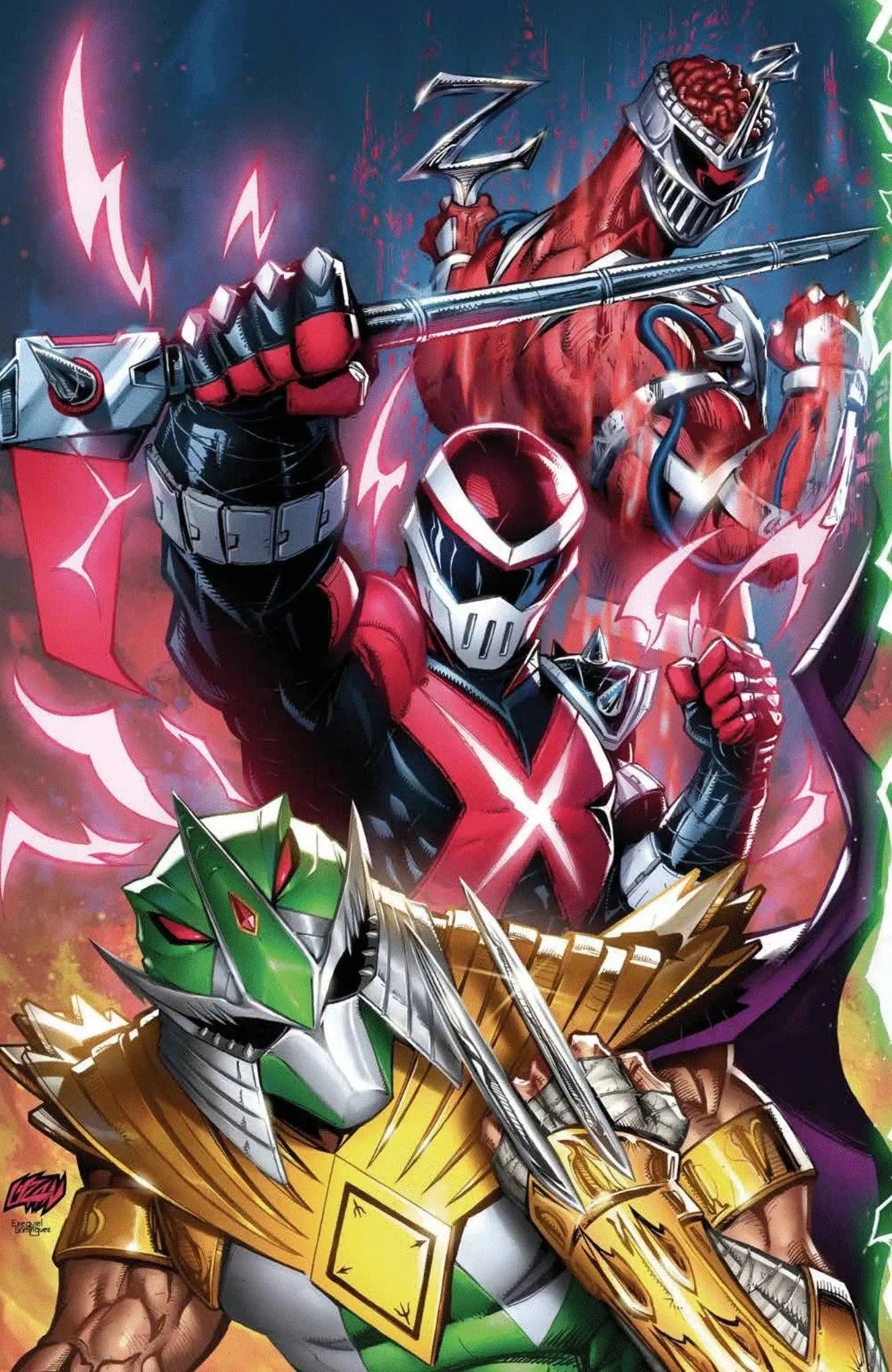 MMPR TMNT III #1  & #2 Connecting Set - ECC Franck Uzan Exclusive
