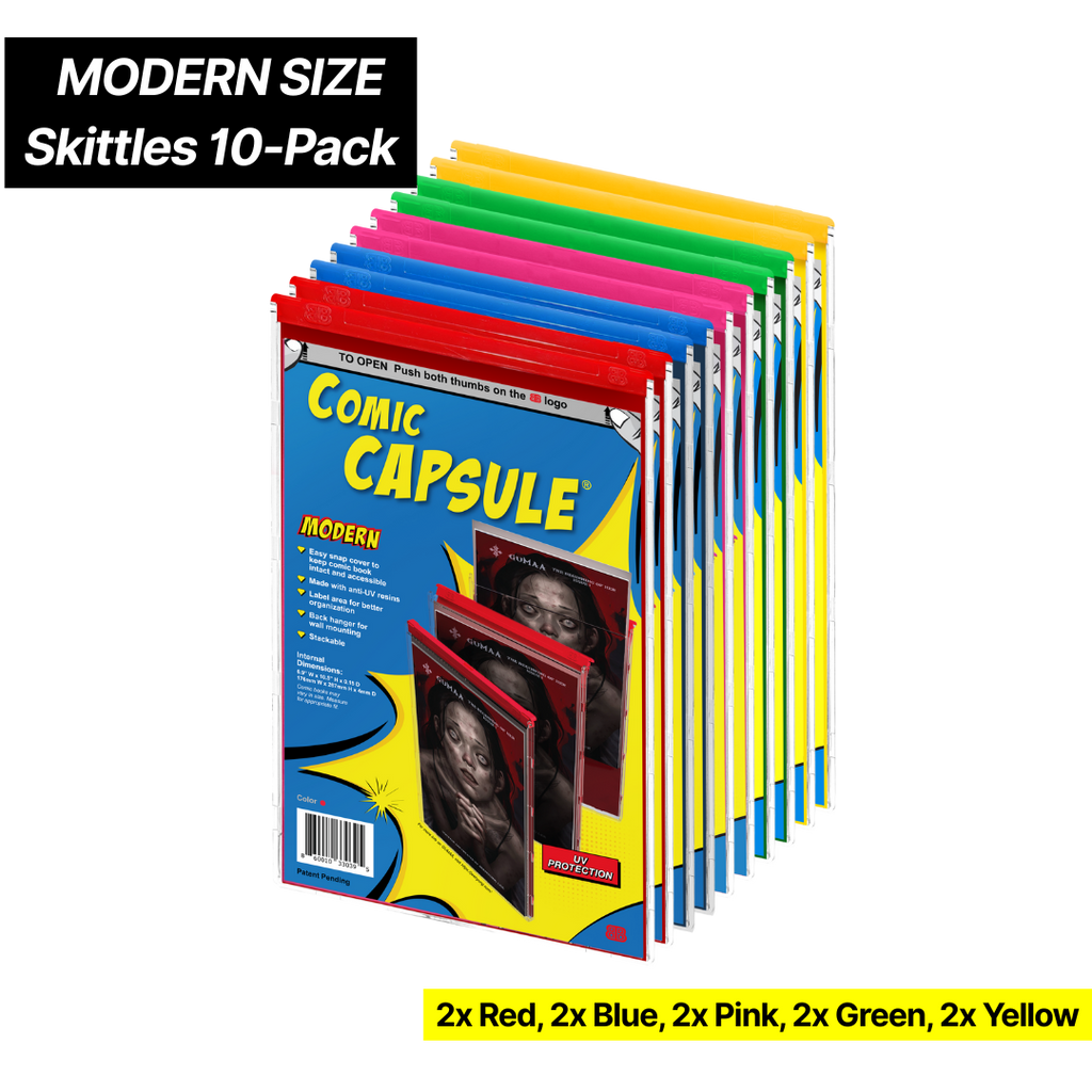 Skittles 10-Pack [Red,Blue,Pink,Green,Yellow]